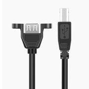 Cavo adattatore per stampante/scanner USB 2.0 tipo B maschio a USB 2.0 femmina per HP, Dell, Epson, lunghezza: 50 cm