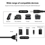 Cavo adattatore USB 2.0 tipo B maschio a USB femmina 50 cm