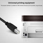 Cavo adattatore per stampante/scanner USB 2.0 tipo B maschio a USB 2.0 femmina per HP, Dell, Epson, lunghezza: 50 cm