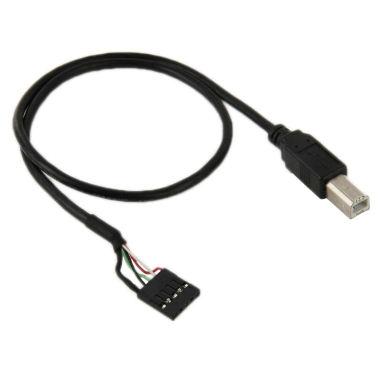 Cavo adattatore da 5 pin per scheda madre femmina a USB 2.0 B maschio, lunghezza: 50 cm, 5 Pin Motherboard to USB BM