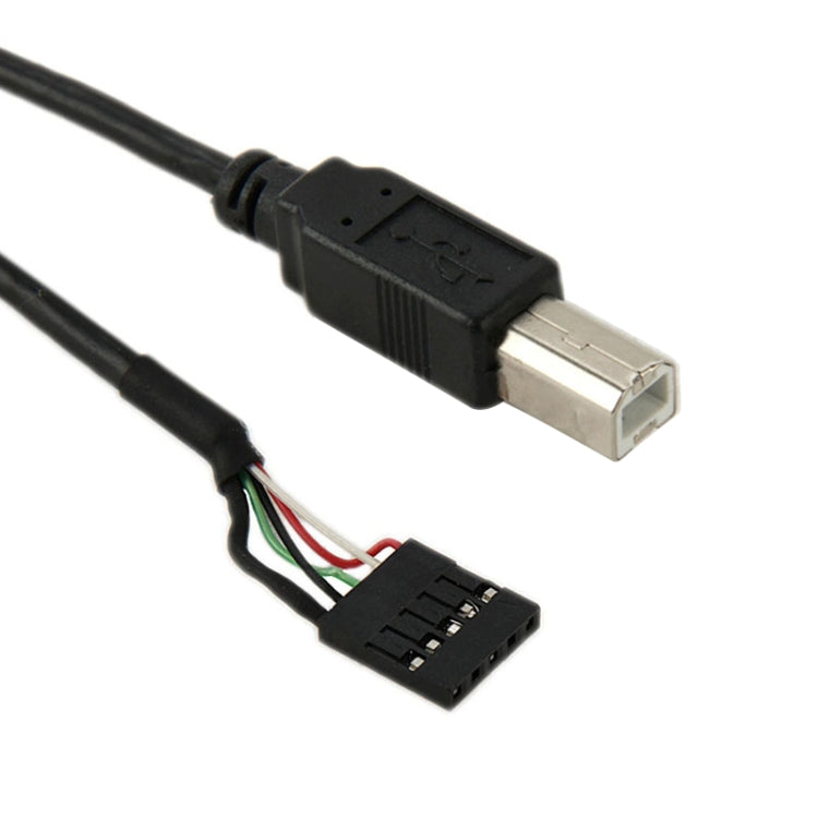 Cavo adattatore da 5 pin per scheda madre femmina a USB 2.0 B maschio, lunghezza: 50 cm, 5 Pin Motherboard to USB BM