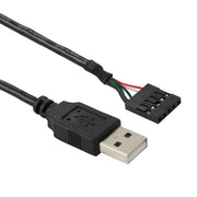 Cavo adattatore da 5 pin per scheda madre femmina a USB 2.0 maschio, lunghezza: 50 cm, 5 Pin Motherboard to USB