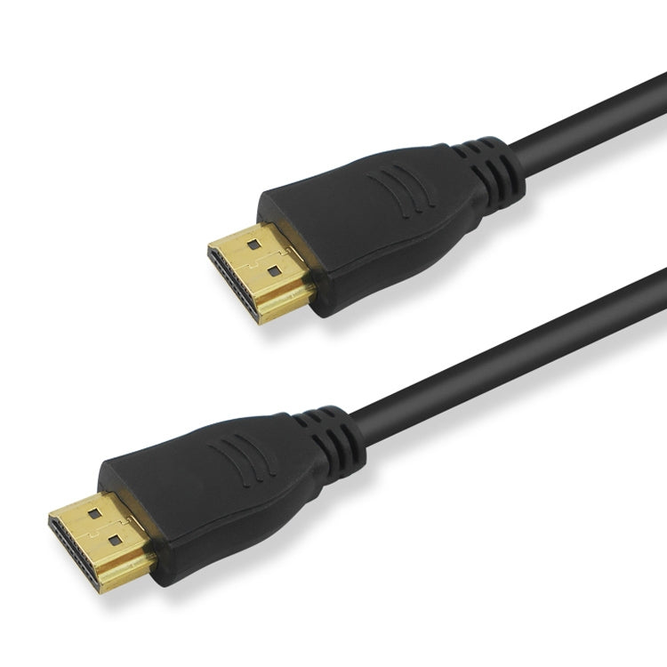 Cavo HDMI 19 pin maschio a HDMI 19 pin maschio da 1 m, versione 1.3, supporto TV HD / Xbox 360 / PS3 ecc. (Nero + placcato oro), Gold Plated HDMI, Length: 1m