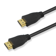 Cavo HDMI 19 pin maschio a HDMI 19 pin maschio da 1 m, versione 1.3, supporto TV HD / Xbox 360 / PS3 ecc. (Nero + placcato oro), Gold Plated HDMI, Length: 1m