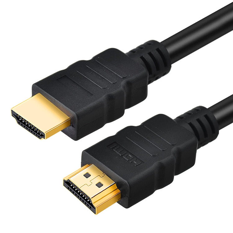 Cavo HDMI 19 pin maschio a HDMI 19 pin maschio da 1,8 m, versione 1.3, supporto TV HD / Xbox 360 / PS3 ecc. (Nero + placcato oro), Gold Plated HDMI, Length: 1.8m