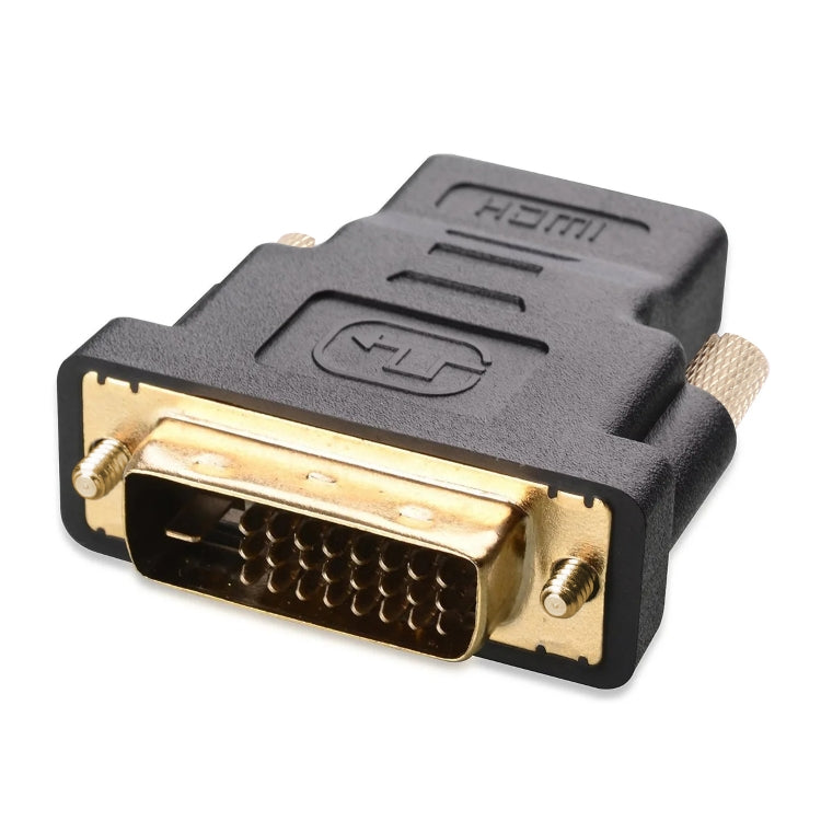 Adattatore HDMI 19 pin femmina a DVI 24+1 pin maschio (placcato in oro), HDMI Female to DVI 24+1Pin Male