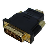 Adattatore HDMI 19 pin maschio a DVI 24+1 pin maschio (placcato in oro), HDMI Male to DVI 24+1Pin Male