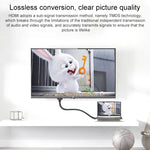Adattatore Mini HDMI maschio a HDMI femmina placcato oro