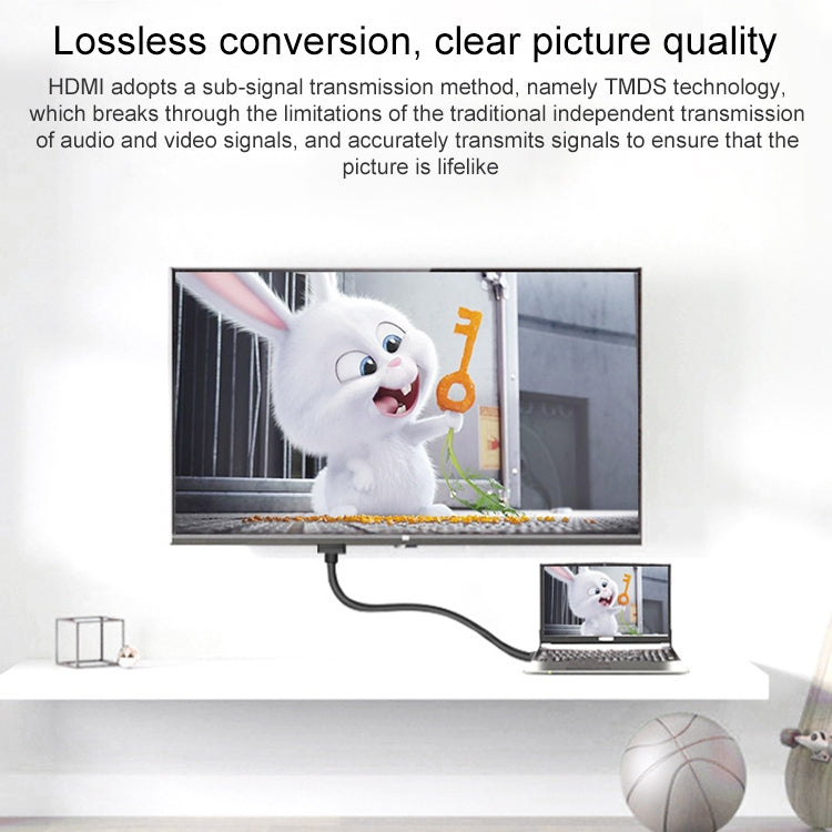 Adattatore Mini HDMI maschio a HDMI femmina placcato oro