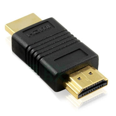 Adattatore HDMI 19 pin maschio a HDMI 19 pin maschio placcato oro, supporto TV HD / Xbox 360 / PS3 ecc.