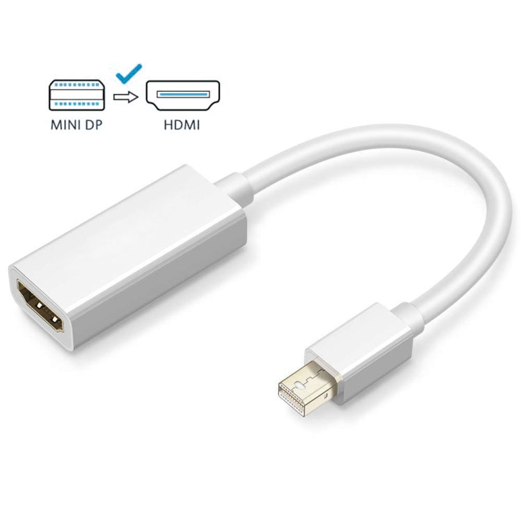 Adattatore cavo porta Mini DisplayPort maschio a HDMI femmina Full HD 1080P, lunghezza: 20 cm, Mini DP to HDMI White