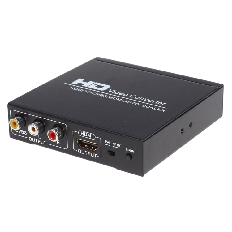 Convertitore video NK-10II da HDMI a HDMI/CVBS/AV Scaler Box, HDMI to HDMI/CVBS /AV
