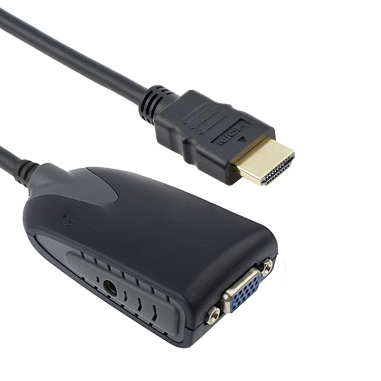 Adattatore HDMI maschio a VGA femmina con cavo audio, Length: 50cm