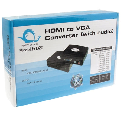 Convertitore da HDMI a VGA con audio (FY1322), HDMI to VGA