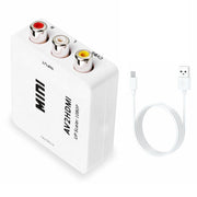 Adattatore convertitore audio mini CVBS/L+R a HDMI, CVBS/L+R Audio to HDMI