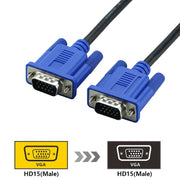 Cavo VGA 15 pin maschio a VGA 15 pin maschio di alta qualità da 3 m per monitor/proiettore LCD, 3m