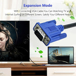 Cavo VGA 15 pin maschio a VGA 15 pin maschio di alta qualità da 5 m per monitor/proiettore LCD, 5m