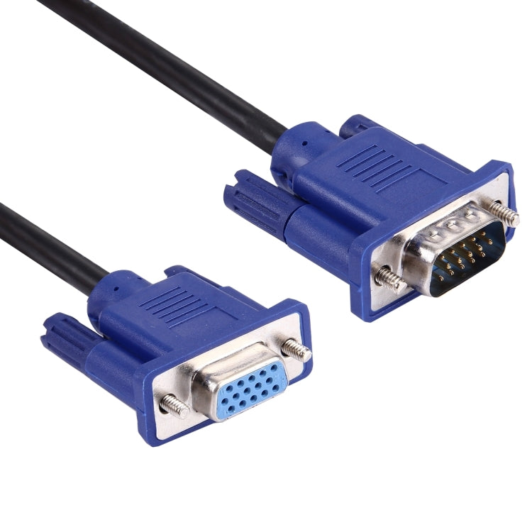 Cavo VGA 15 pin maschio a VGA 15 pin femmina da 1,5 m di buona qualità per monitor LCD, proiettore, ecc., Length: 1.5m