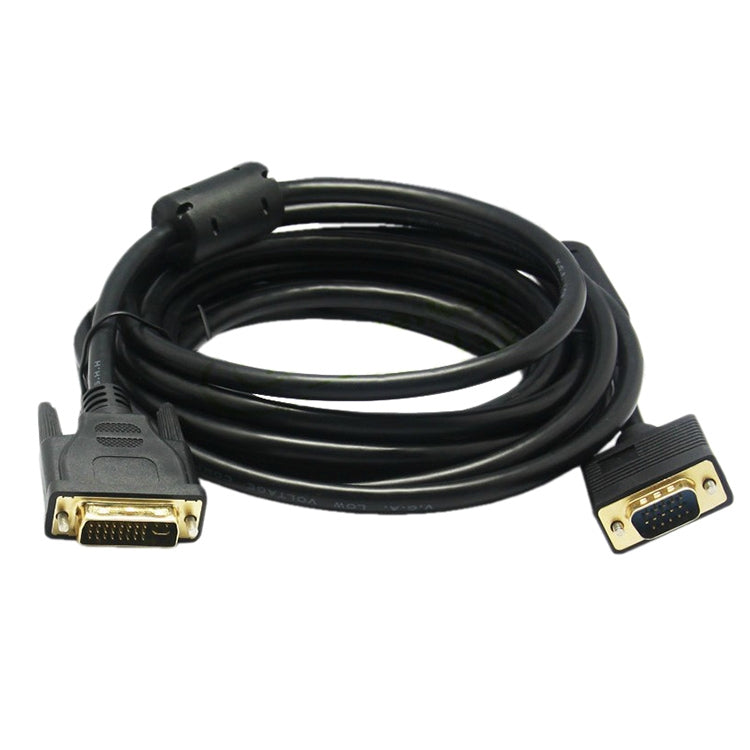 Cavo VGA 15 pin maschio a DVI 24+5 pin maschio 1,5 m, VGA to DVI