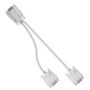 Cavo sdoppiatore VGA SVGA HDB15 maschio a 2 femmine, lunghezza: 32,5 cm, S-PC-0415, S-PC-0415A