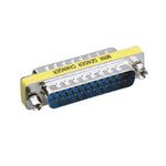 Adattatore mini cambio genere DB25 da 25 pin maschio a maschio