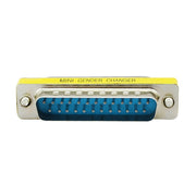 Adattatore mini cambio genere DB25 da 25 pin maschio a maschio