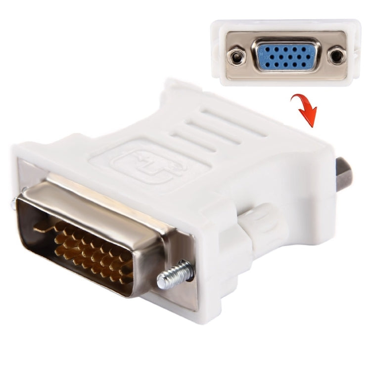 Adattatore DVI 24+1 pin maschio a VGA 15 pin femmina, DVI 24+1Pin Male to VGA Female