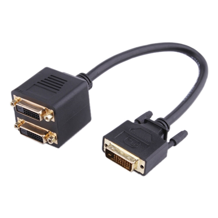 Cavo adattatore 24+1 DVI maschio a 2 DVI femmina, lunghezza: 30 cm, 2 DVI 24+1 Pin Female