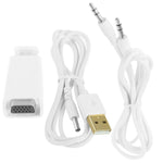 Adattatore da HDMI a VGA Full HD 1080P per alimentazione e audio, S-PC-0470, S-PC-0470B