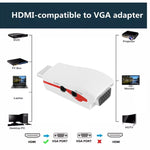 Adattatore da HDMI a VGA Full HD 1080P per alimentazione e audio, S-PC-0470, S-PC-0470B