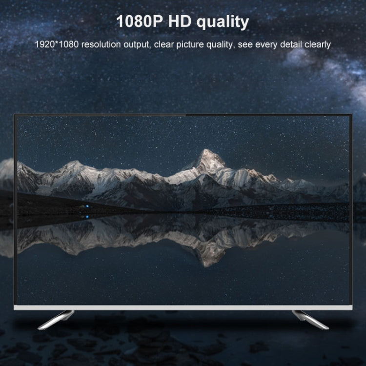 Adattatore da HDMI a VGA Full HD 1080P per alimentazione e audio, S-PC-0470, S-PC-0470B