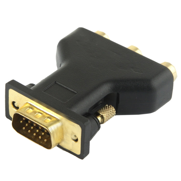 Adattatore VGA da 15 pin maschio a 3 componenti RCA femmina, VGA