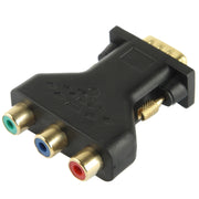 Adattatore VGA da 15 pin maschio a 3 componenti RCA femmina, VGA