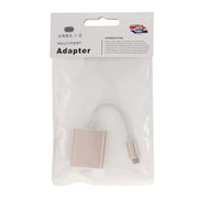 Cavo adattatore multi-display USB-C/Type-C da 3.1 a VGA, lunghezza cavo: circa 10 cm, Type-C 3.1 to VGA