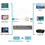 Cavo adattatore USB-C 3.1 a VGA 10 cm compatibile MacBook