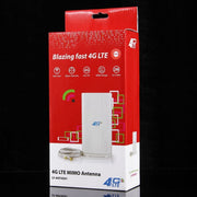LF-ANT4G01 Antenna MIMO 88dBi 4G LTE MIMO per interni con 2 cavi connettori da 2 m, porta CRC9, CRC9 Port