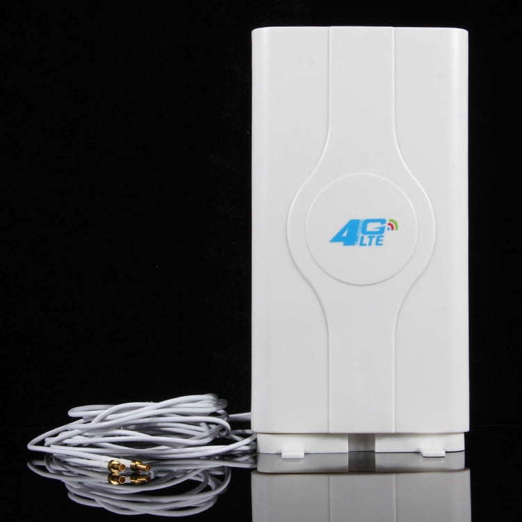 LF-ANT4G01 Antenna MIMO 4G LTE 88dBi per interni con 2 cavi connettori da 2 m, porta TS-9, TS-9 Port