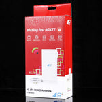LF-ANT4G01 Antenna MIMO 4G LTE 88dBi per interni con 2 cavi connettori da 2 m, porta TS-9, TS-9 Port