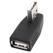 Adattatore USB 2.0 AM ad AF con angolo di 90 gradi, supporta la funzione OTG, 90 Degree Right Angled, 90 Degree Lelf Angled