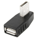 Adattatore USB 2.0 AM ad AF con angolo di 90 gradi, supporta la funzione OTG, 90 Degree Right Angled, 90 Degree Lelf Angled