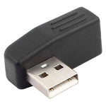 Adattatore USB 2.0 AM ad AF con angolo di 90 gradi, supporta la funzione OTG, 90 Degree Right Angled, 90 Degree Lelf Angled