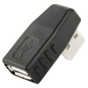 Adattatore USB 2.0 AM ad AF con angolo di 90 gradi, supporta la funzione OTG, 90 Degree Right Angled, 90 Degree Lelf Angled