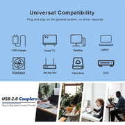 Adattatore USB 2.0 AM ad AF con angolo di 90 gradi, supporta la funzione OTG, 90 Degree Right Angled, 90 Degree Lelf Angled