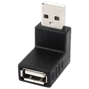 Adattatore USB 2.0 AM ad AF con angolo di 90 gradi, 90 Degree Up Angled, 90 Degree Down Angled