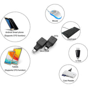 Adattatore da micro USB a USB 2.0 con funzione OTG