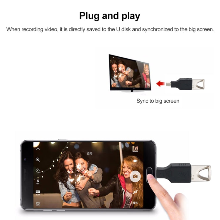 Adattatore da micro USB a USB 2.0 con funzione OTG