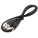 Cavo di ricarica CC da USB a 2,5 mm, lunghezza: 65 cm, 2.5mm