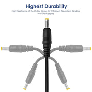 Cavo di ricarica CC da USB a 2,5 mm, lunghezza: 65 cm, 2.5mm