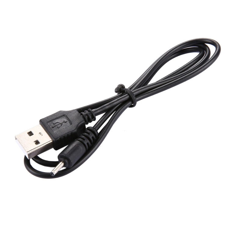 Cavo di ricarica USB CC, lunghezza: 65 cm, 2.0mm, Black