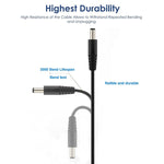 Cavo di ricarica USB CC, lunghezza: 65 cm, 2.0mm, Black